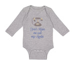 Long Sleeve Bodysuit Baby Don'T Make Me Call My Aunt Auntie Funny Style H Cotton - Cute Rascals