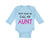 Long Sleeve Bodysuit Baby Don'T Make Me Call My Aunt Auntie Funny Style B Cotton - Cute Rascals