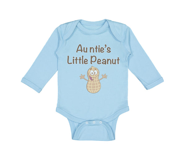 Long Sleeve Bodysuit Baby Auntie's Little Peanut Boy & Girl Clothes Cotton - Cute Rascals