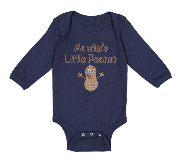 Long Sleeve Bodysuit Baby Auntie's Little Peanut Boy & Girl Clothes Cotton - Cute Rascals