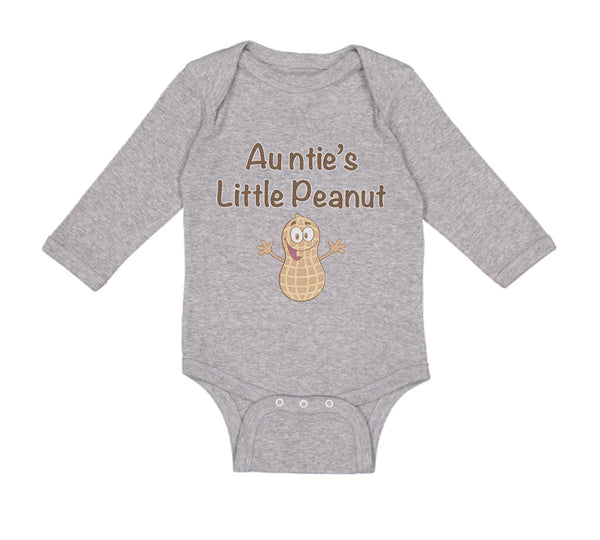 Long Sleeve Bodysuit Baby Auntie's Little Peanut Boy & Girl Clothes Cotton - Cute Rascals