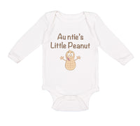 Long Sleeve Bodysuit Baby Auntie's Little Peanut Boy & Girl Clothes Cotton - Cute Rascals