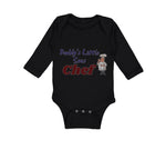 Long Sleeve Bodysuit Baby Daddy's Little Sous Chef Cooking Dad Father's Day - Cute Rascals