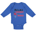 Long Sleeve Bodysuit Baby Relax My Mommy Is A Nurse Boy & Girl Clothes Cotton