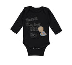 Long Sleeve Bodysuit Baby That's I'M Ti Yaya's Grandmother Grandma Cotton