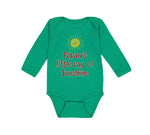 Long Sleeve Bodysuit Baby Papaw's Ray Sunshine Grandpa Grandfather Dad Cotton