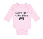 Long Sleeve Bodysuit Baby Daddy's Little Gaming Buddy Dad Father's Day Cotton - Cute Rascals