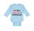 Long Sleeve Bodysuit Baby I Love My Coast Guard Uncle Boy & Girl Clothes Cotton