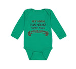 Long Sleeve Bodysuit Baby My Mom Can Squat More than Your Mom Mothers Cotton