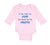 Long Sleeve Bodysuit Baby Think I'M Cute Should My Cousin Announcement Cotton