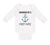 Long Sleeve Bodysuit Baby Grandpa's First Mate Grandpa Grandfather Cotton - Cute Rascals