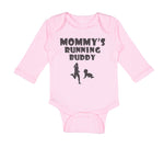 Long Sleeve Bodysuit Baby Mommy's Running Buddy Boy & Girl Clothes Cotton