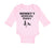 Long Sleeve Bodysuit Baby Mommy's Running Buddy Boy & Girl Clothes Cotton