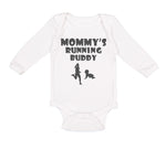 Long Sleeve Bodysuit Baby Mommy's Running Buddy Boy & Girl Clothes Cotton