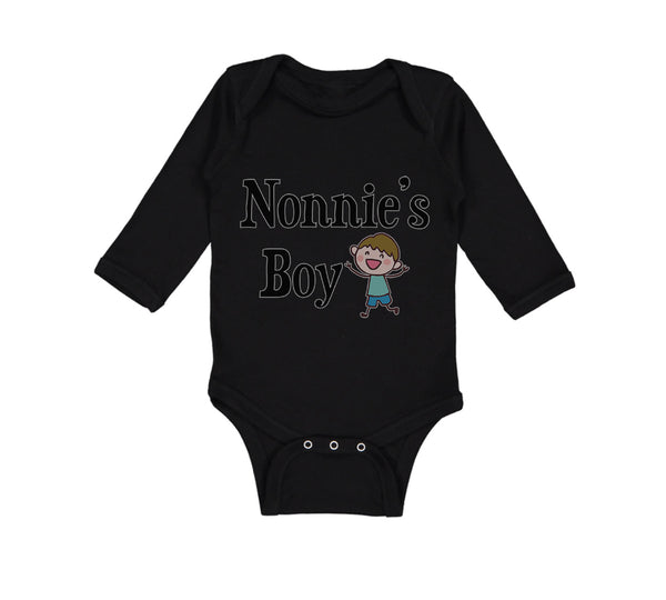 Long Sleeve Bodysuit Baby Nonie's Boy Grandmother Grandma Boy & Girl Clothes