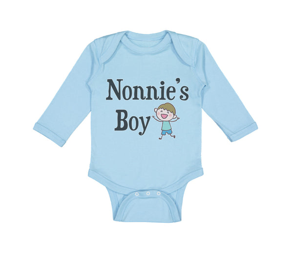 Long Sleeve Bodysuit Baby Nonie's Boy Grandmother Grandma Boy & Girl Clothes