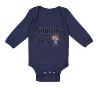 Long Sleeve Bodysuit Baby Nonie's Boy Grandmother Grandma Boy & Girl Clothes