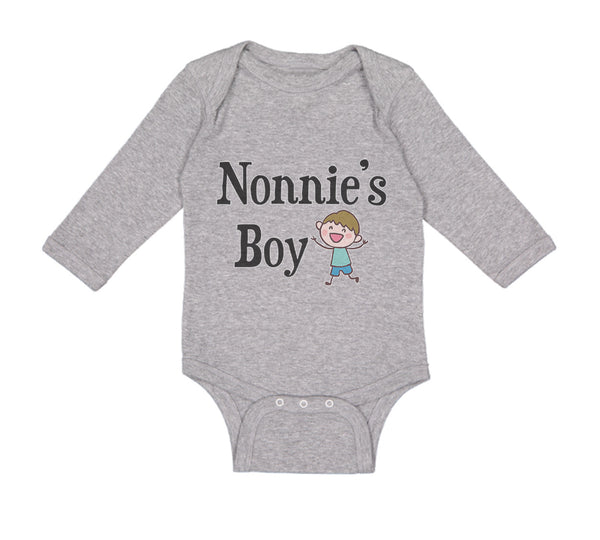 Long Sleeve Bodysuit Baby Nonie's Boy Grandmother Grandma Boy & Girl Clothes