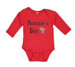Long Sleeve Bodysuit Baby Nonie's Boy Grandmother Grandma Boy & Girl Clothes
