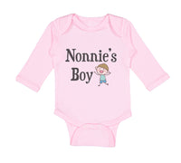 Long Sleeve Bodysuit Baby Nonie's Boy Grandmother Grandma Boy & Girl Clothes