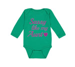 Long Sleeve Bodysuit Baby Sassy like My Aunt Boy & Girl Clothes Cotton