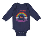 Long Sleeve Bodysuit Baby I Love My Gay Uncles Boy & Girl Clothes Cotton