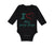 Long Sleeve Bodysuit Baby I Love My Pop Pop Grandfather Grandpa Cotton