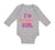 Long Sleeve Bodysuit Baby I'M Grandpa's Girl Grandmother Grandma Cotton