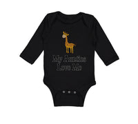 Long Sleeve Bodysuit Baby My Aunties Love Me Aunt Gay Lgbtq Boy & Girl Clothes