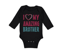 Long Sleeve Bodysuit Baby I Love My Amazing Brother Boy & Girl Clothes Cotton