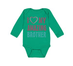 Long Sleeve Bodysuit Baby I Love My Amazing Brother Boy & Girl Clothes Cotton