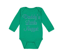 Long Sleeve Bodysuit Baby Daddy's Little Nugget Dad Father's Day Cotton - Cute Rascals