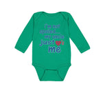 Long Sleeve Bodysuit Baby I'M Not Spoiled My Uncle Just Loves Me Cotton