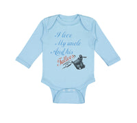 Long Sleeve Bodysuit Baby I Love My Uncle and His Tattoos Boy & Girl Clothes