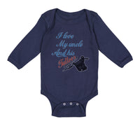 Long Sleeve Bodysuit Baby I Love My Uncle and His Tattoos Boy & Girl Clothes