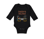 Long Sleeve Bodysuit Baby Daddy's Helper Dad Father's Day Boy & Girl Clothes - Cute Rascals