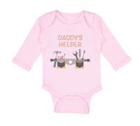 Long Sleeve Bodysuit Baby Daddy's Helper Dad Father's Day Boy & Girl Clothes - Cute Rascals