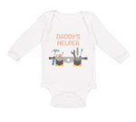 Long Sleeve Bodysuit Baby Daddy's Helper Dad Father's Day Boy & Girl Clothes - Cute Rascals