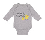 Long Sleeve Bodysuit Baby Hatched by 2 Chicks Gay Lgbtq Style C Cotton - Cute Rascals