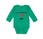 Long Sleeve Bodysuit Baby My Granddaddy Love Me Grandpa Grandfather Cotton