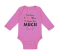 Long Sleeve Bodysuit Baby Sometimes Puke Drink Too Much Just My Aunt Cotton