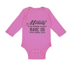 Long Sleeve Bodysuit Baby Now That Mommy Can Drink Again She Is Way More Fun