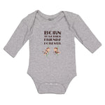 Long Sleeve Bodysuit Baby Born Together Friends Forever Boy & Girl Clothes - Cute Rascals