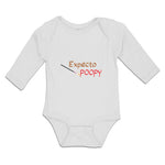 Long Sleeve Bodysuit Baby Expecto Poopy Boy & Girl Clothes Cotton - Cute Rascals