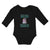 Long Sleeve Bodysuit Baby Happeir than A Unicorn Eating Cake on A Rainbow Cotton - Cute Rascals