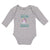 Long Sleeve Bodysuit Baby Happeir than A Unicorn Eating Cake on A Rainbow Cotton - Cute Rascals