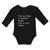 Long Sleeve Bodysuit Baby I'M Not like A Regular Baby. I'M A Cool Baby. Cotton