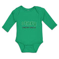 Long Sleeve Bodysuit Baby Stinky like My Uncle Boy & Girl Clothes Cotton