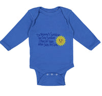 Long Sleeve Bodysuit Baby Mommy's Only Sunshine Make Her Happy Mom Mothers Day
