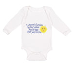 Long Sleeve Bodysuit Baby Mommy's Only Sunshine Make Her Happy Mom Mothers Day